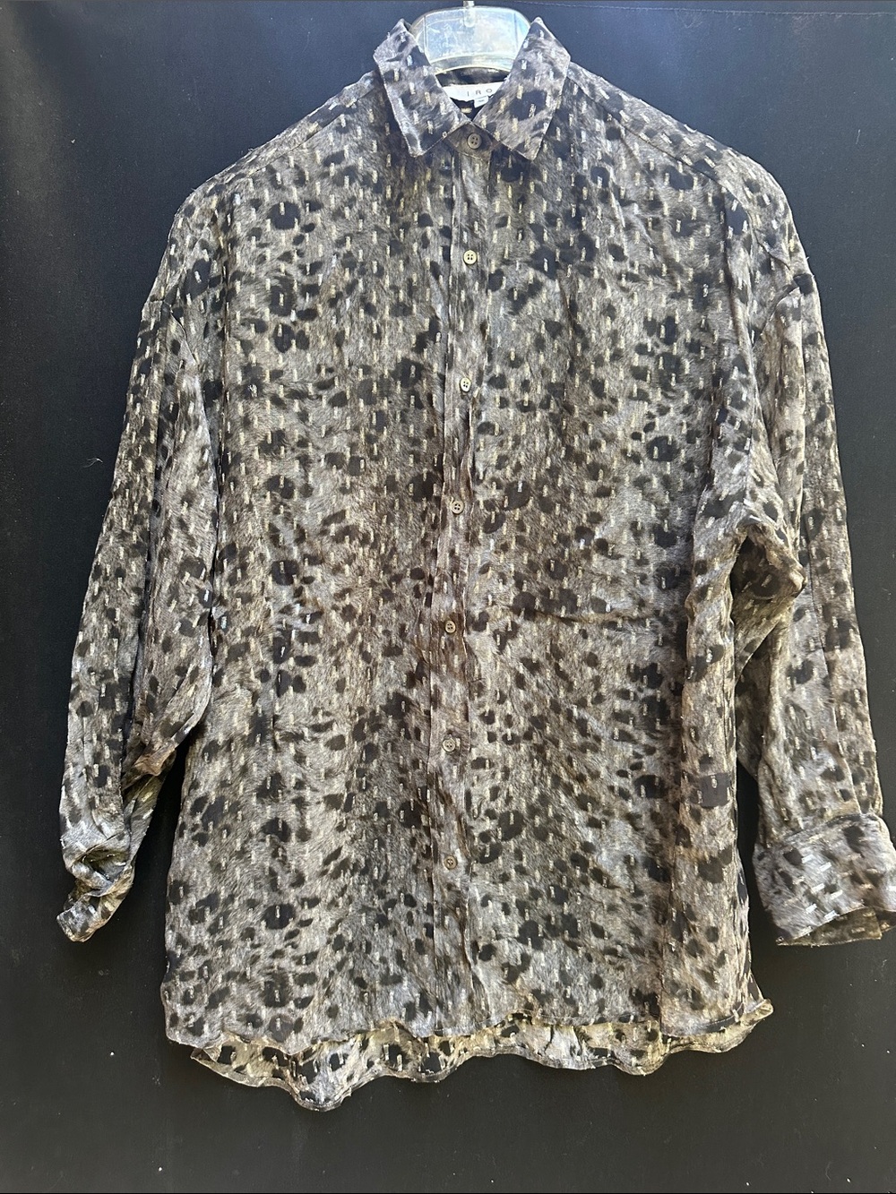 IRO Blouse Sheer Printed